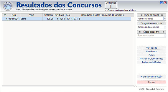 Análise dos resultados