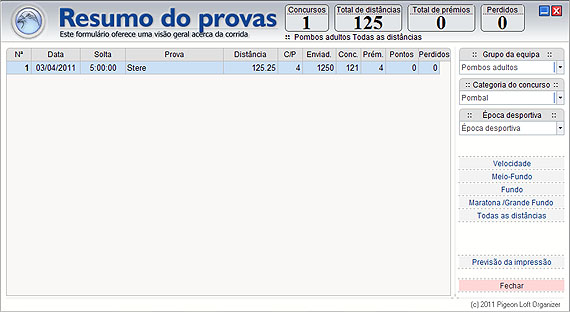 Resultados dos concursos