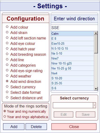 breeding pedigree software for racing pigeon